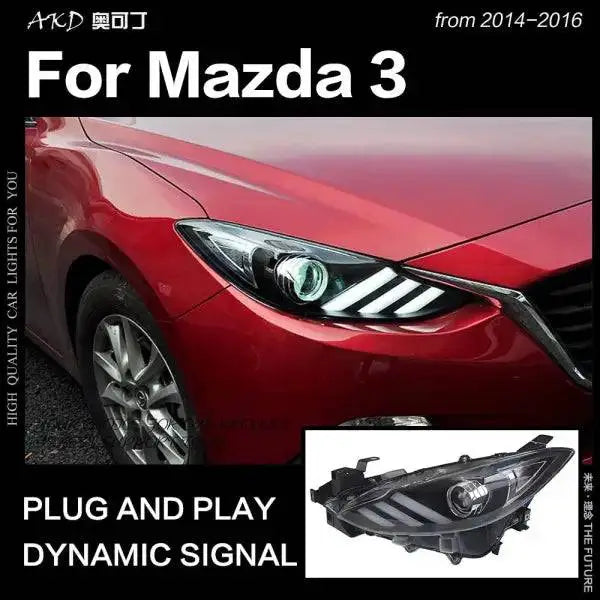 Mazda 3 Headlights 2014-2016 Axela LED Headlight