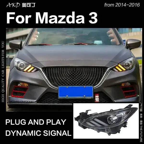 Mazda 3 Headlights 2014-2016 Axela LED Headlight