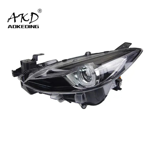 Mazda 3 Headlights 2014-2016 Mazda3 Axela LED Headlight LED DRL Hid Head Lamp Angel Eye Bi Xenon