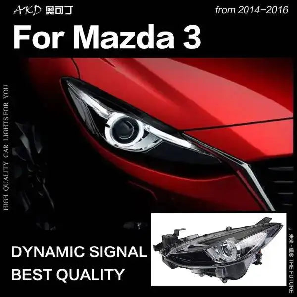 Mazda 3 Headlights 2014-2016 Mazda3 Axela LED Headlight LED