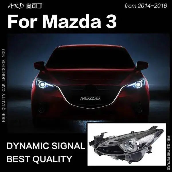 Mazda 3 Headlights 2014-2016 Mazda3 Axela LED Headlight LED