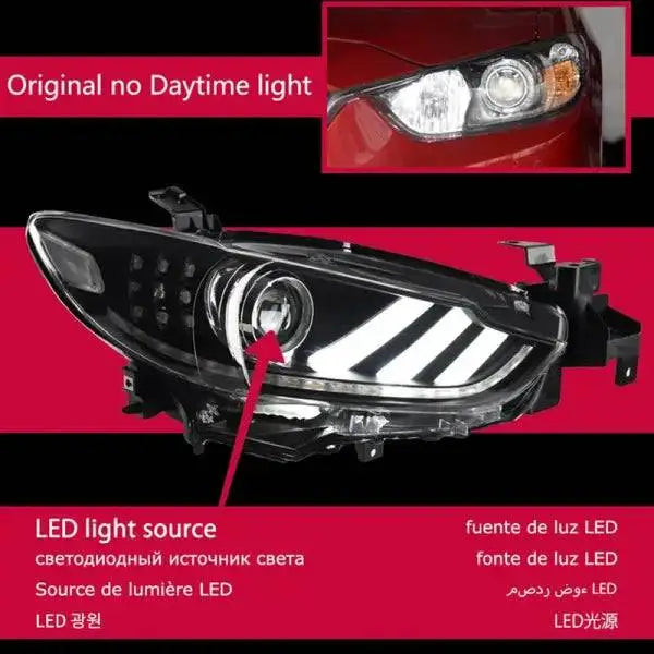 Mazda 6 Atenza LED Headlight 2013-2016 Mustang Design DRL