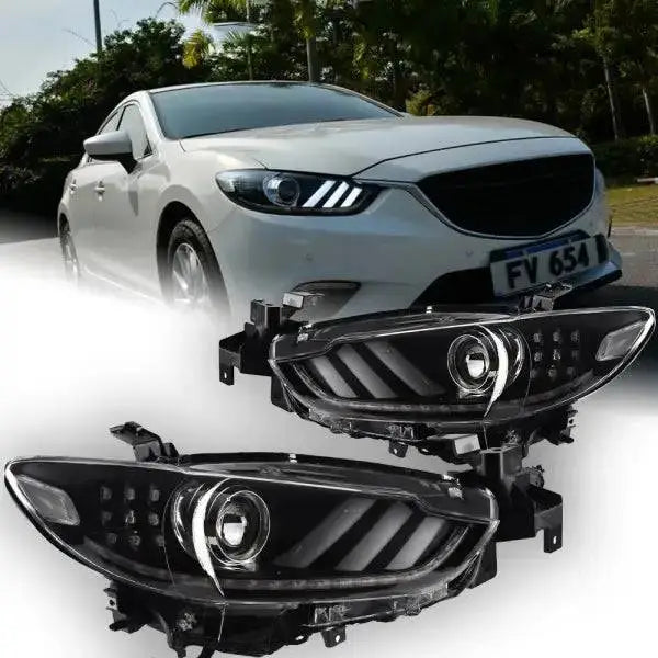 Mazda 6 Atenza LED Headlight 2013-2016 Mustang Design DRL