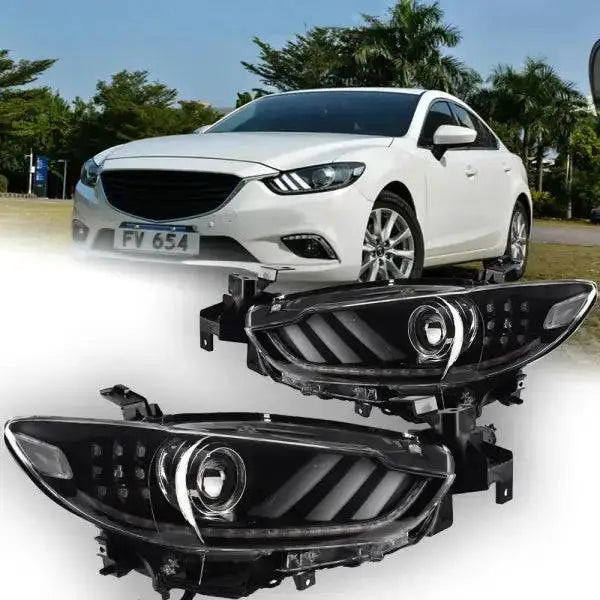 Mazda 6 Atenza LED Headlight 2013-2016 Mustang Design DRL