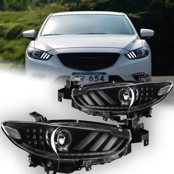 Mazda 6 Atenza LED Headlight 2013-2016 Mustang Design DRL