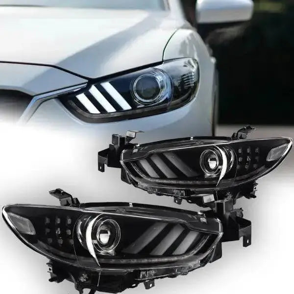 Mazda 6 Atenza LED Headlight 2013-2016 Mustang Design DRL