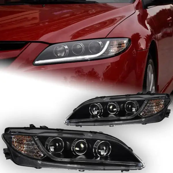 Mazda 6 Headlights 2004-2012 Mazda6 LED Headlight LED DRL