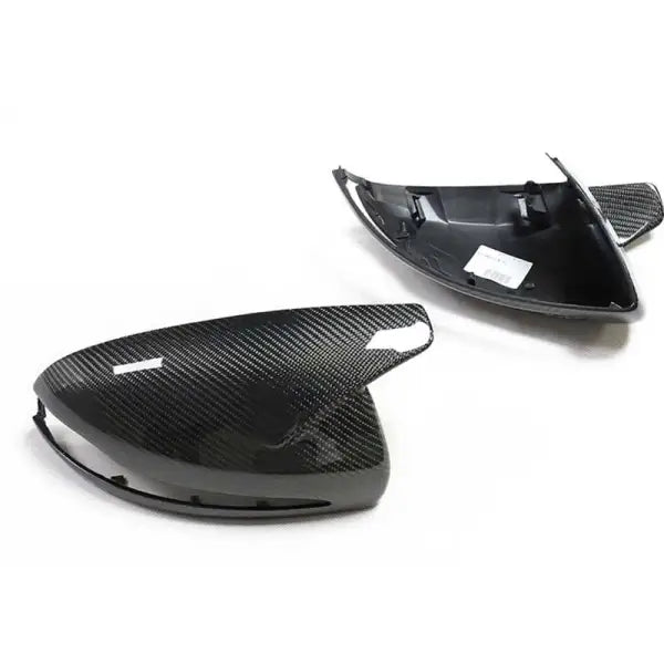 2 Pcs Sport Style Real Carbon Fiber Mirror Cover Cap Replacement for Mercedes-Benz W205 W253 W222 W213 W238 X253 Only for LHD