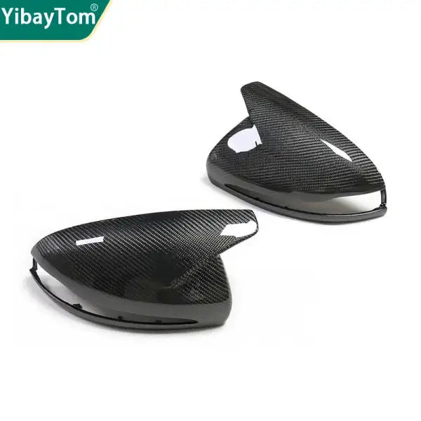 2 Pcs Sport Style Real Carbon Fiber Mirror Cover Cap Replacement for Mercedes-Benz W205 W253 W222 W213 W238 X253 Only for LHD