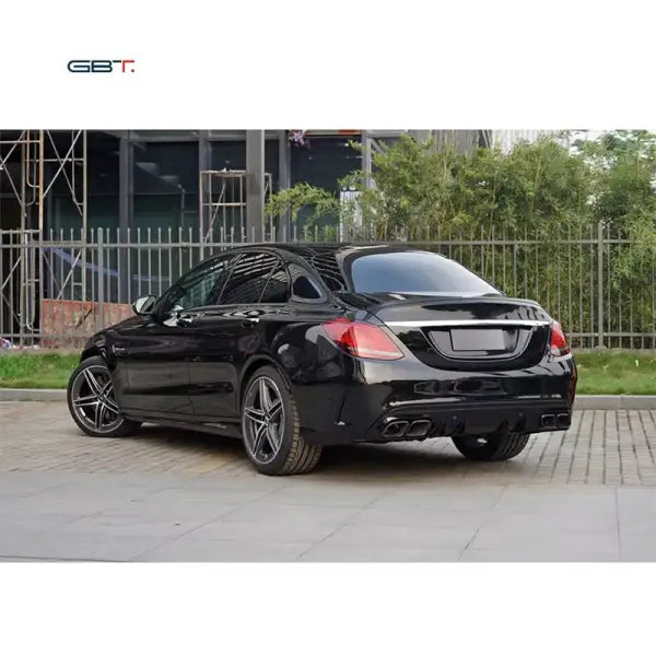 Fast Shipping Vehicle Modification Parts PLATE for Mercedes Benz C Class C63 W205 REAR BUMPER