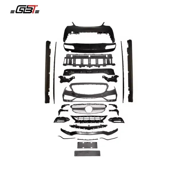 Fast Shipping Car Modification Parts for Mercedes W205 Bodykit Benz C-Class W205 Front Bumper C43 Style