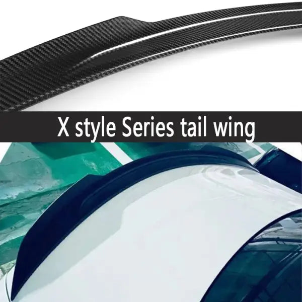 For Mercedes Benz C Class W205 W206 Dry Carbon Fiber Spoiler Shunt Rear Tail Fins Duckbill Car Wing Retrofit the Rear Wing