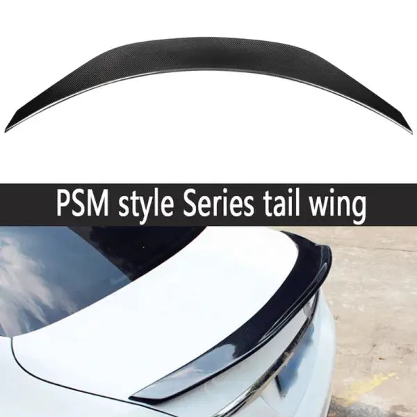 For Mercedes Benz C Class W205 W206 Dry Carbon Fiber Spoiler Shunt Rear Tail Fins Duckbill Car Wing Retrofit the Rear Wing