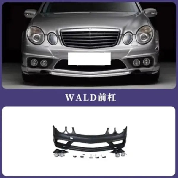 Front Rear Bumper Assembly Side Skirt Grille for Mercedes Benz E Class W211 E280 E350 E300 Convert E63 Body Kit Car