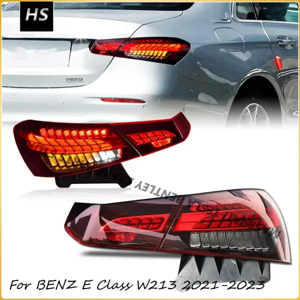 For Mercedes Benz E-Class W213 Tail Light 2021-2023 E200L E260 E300 E200 E260L E300L Modified LED Taillight Assembly