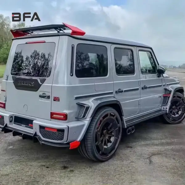 For Mercedes Benz G-Class W463 W464 Upgraded for Brabus G900 Rocket Rabbit Front and Rear Bumpers Carbon Fiber Hood Body Kit