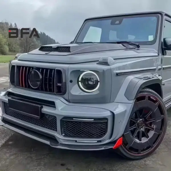 For Mercedes Benz G-Class W463 W464 Upgraded for Brabus G900 Rocket Rabbit Front and Rear Bumpers Carbon Fiber Hood Body Kit