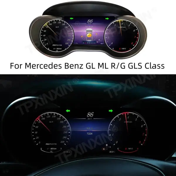 For Mercedes Benz GL ML R/G GLS Class Car LCD Car Dashboard Panel Virtual Cockpit Cluster Digital Car Multimedia Dashboard Unit