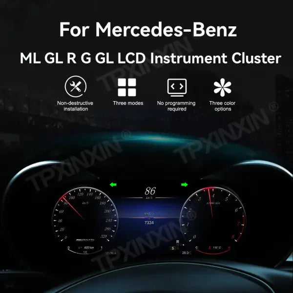 For Mercedes Benz GL ML R/G GLS Class Car LCD Car Dashboard Panel Virtual Cockpit Cluster Digital Car Multimedia Dashboard Unit