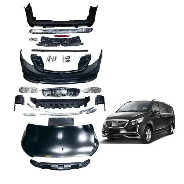 Vito V250 V260 V-Class W447 Body Kit Appearance Surrounds the Modified Front Bar Rear Bar Hood