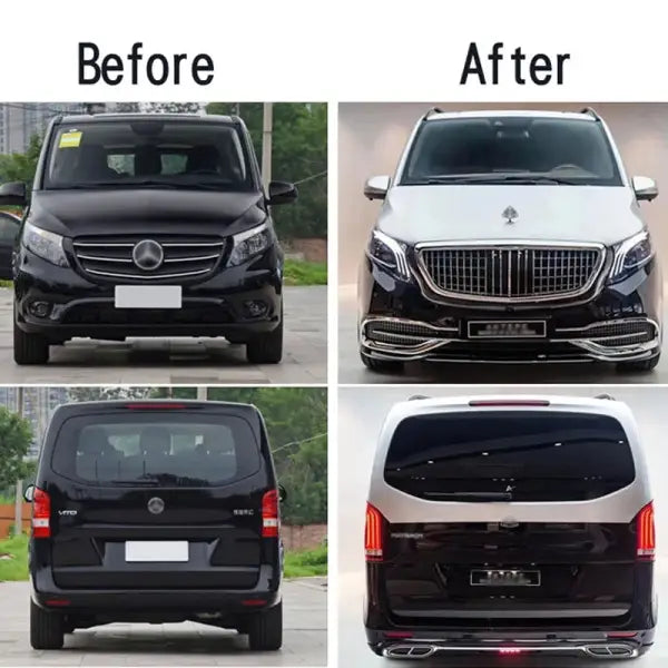 Vito V250 V260 V-Class W447 Body Kit Appearance Surrounds the Modified Front Bar Rear Bar Hood