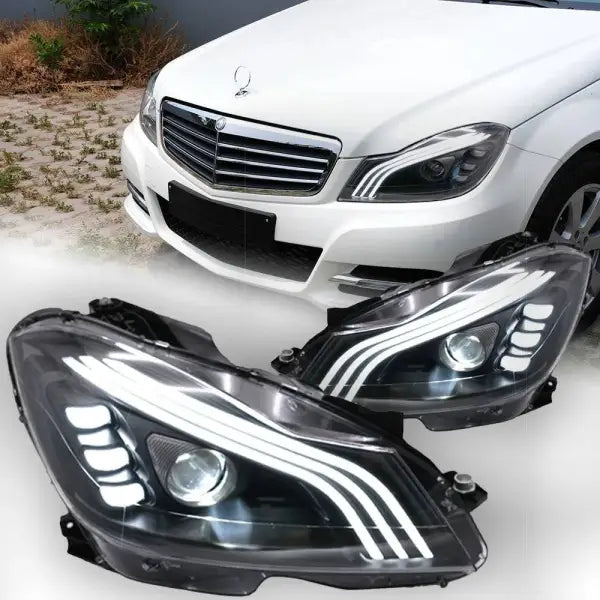 MERCEDES C CLASS W204 LED Headlight Projector Lens