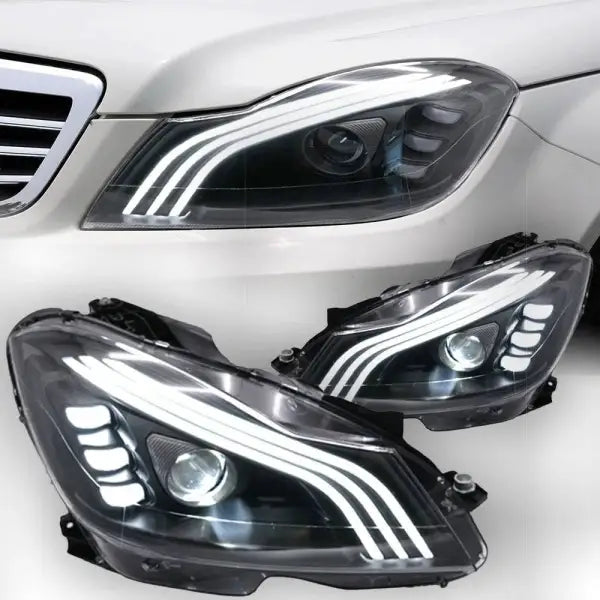 MERCEDES C CLASS W204 LED Headlight Projector Lens