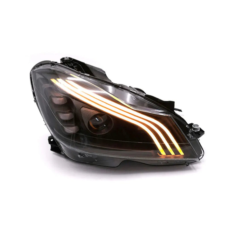 Head Lamp for Benz W204 LED Headlight Projector Lens 2011-2013 C200 C260 Front DRL Signal Automotive