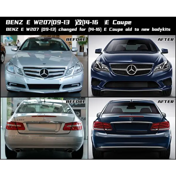 MERCEDES E CLASS W207 2009-2013 COUPE CONVERTIBLE UPGRADE