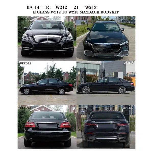 MERCEDES E CLASS W212 UPGRADE TO W213 AMG MAYBACH S63