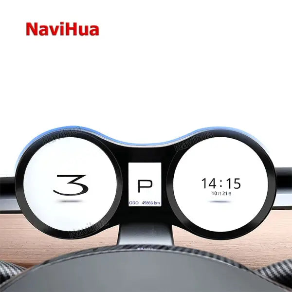 Mini Car Water Temperature Gauge LCD Speedometer Digital Odometer Tachometer Multifunction Dashboard