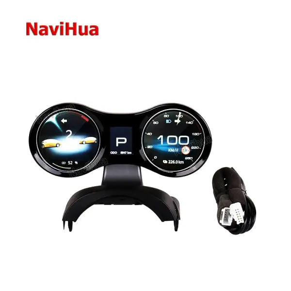 Mini Car Water Temperature Gauge LCD Speedometer Digital Odometer Tachometer Multifunction Dashboard