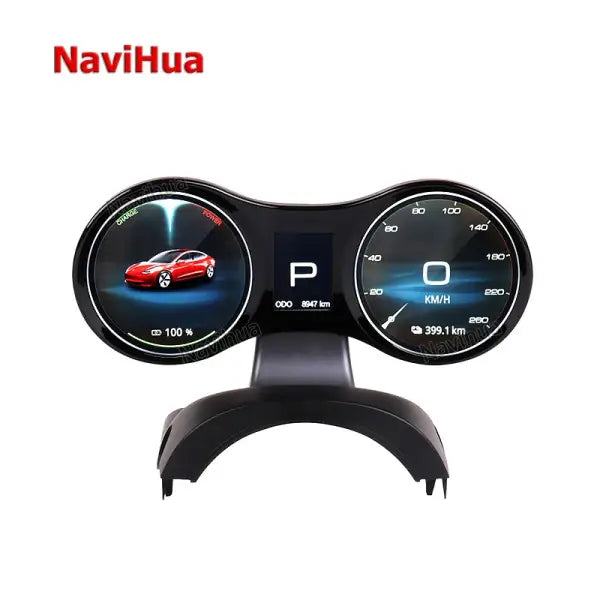 Mini Car Water Temperature Gauge LCD Speedometer Digital Odometer Tachometer Multifunction Dashboard