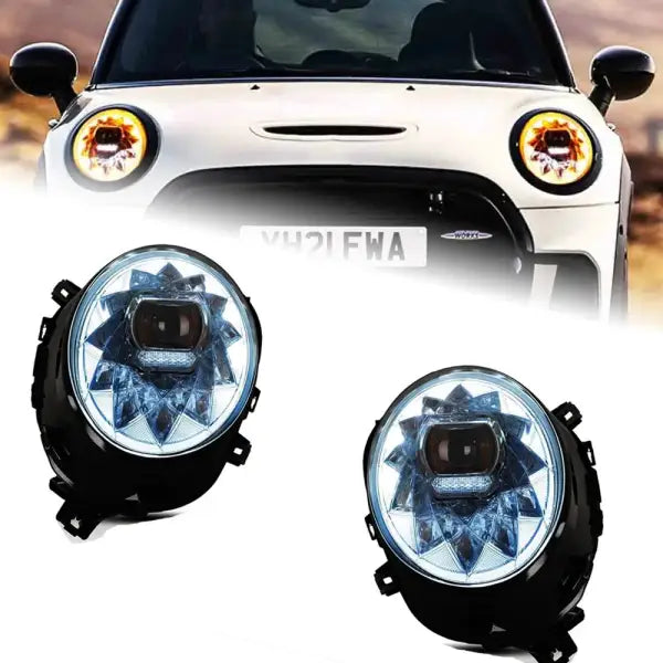 MINI F55 LED Headlight 2014-2021 Headlights F56 DRL Turn Signal High Beam Angel Eye Beam