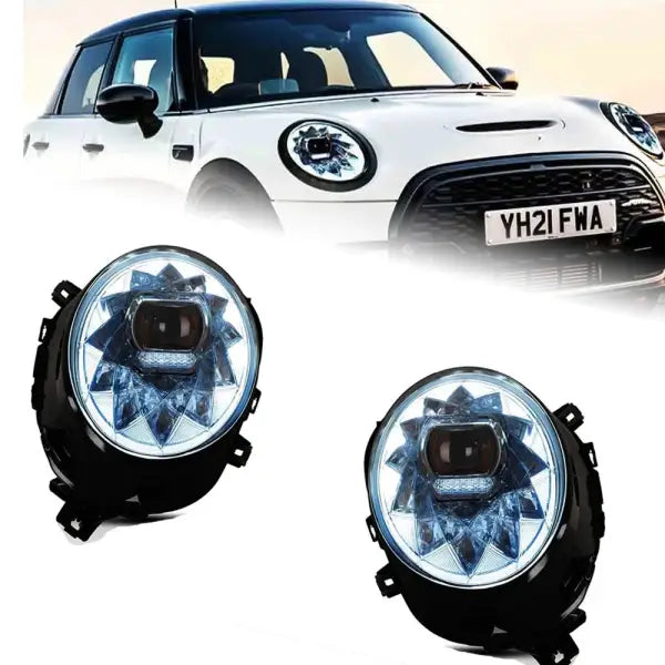 MINI F55 LED Headlight 2014-2021 Headlights F56 DRL Turn Signal High Beam Angel Eye Beam