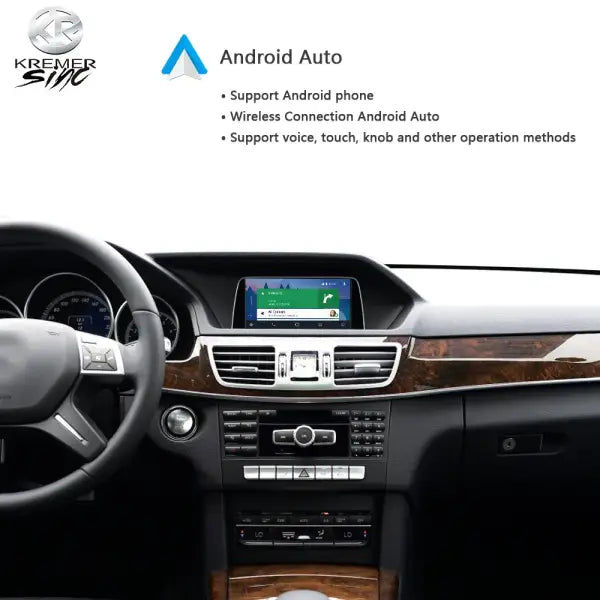 Mirror Link Wireless Apple Carplay Androidauto Retrofit for Mercedes-Benz E Class GLE Ksmart Auto W212 W211 W210 W124 W207 W292