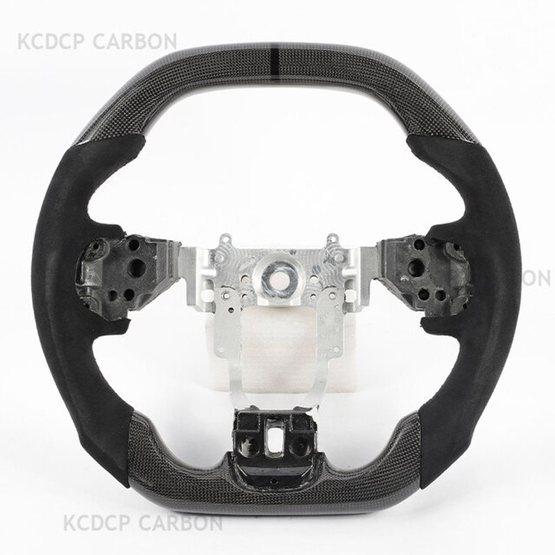 For Mitsubish-I LANCER EVO 9 10 Carbon Fiber LED Steering Wheel