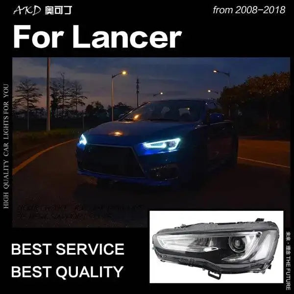 Mitsubishi Lancer Headlight 2008-2019 Lancer EX LED