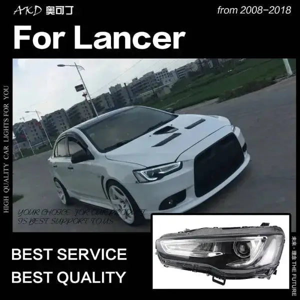 Mitsubishi Lancer Headlight 2008-2019 Lancer EX LED