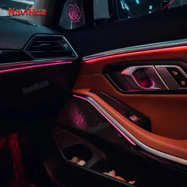 Multicolor Music Car LED Strip Light App Control RGBIC