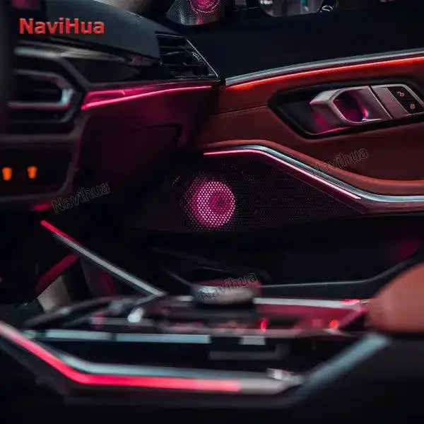Multicolor Music Car LED Strip Light App Control RGBIC