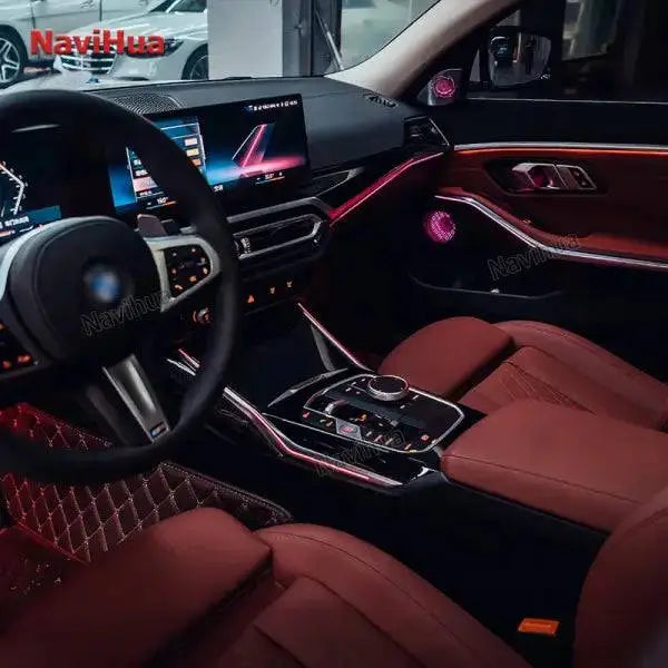 Multicolor Music Car LED Strip Light App Control RGBIC