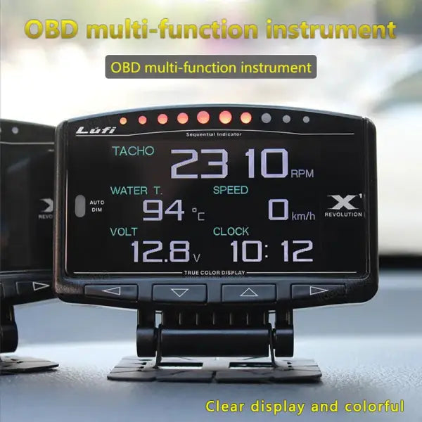 Multifunction Digital Gaugge Meter Prodisplay OBD Car Smart Upgrade X1 Series Digital Auto Meter Series