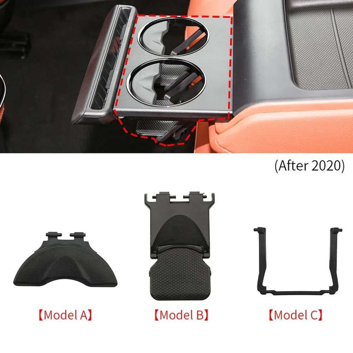 Car Craft Compatible With Mercedes Benz S Class W223 2020-2025 E Class W214 2024+ Glc W254 X254 2024+ Rear Center Console Water Cup Drink Holder Buckle Clip 2238130300-3 Model C CC-8471 - CAR CRAFT INDIA
