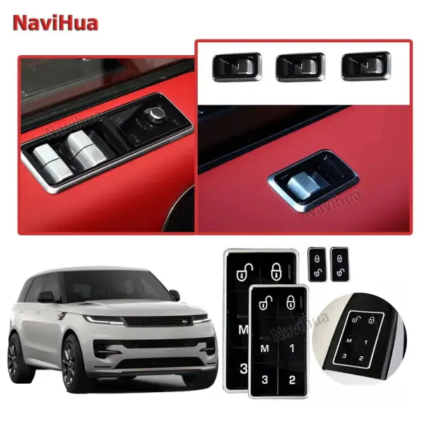 Navihau Car Window Control Switch Button Auto Electronics Lift Window Switch for Land Rover 2013-2018