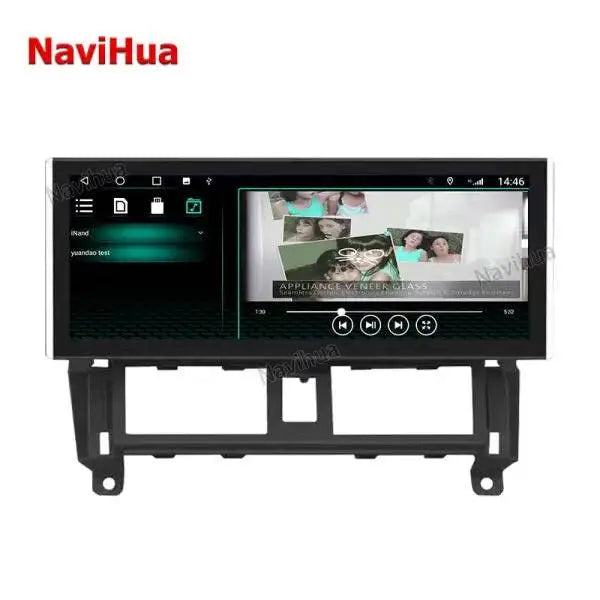 Navihlua 12.3 Inch Android GPS Navigation Auto Radio DVD