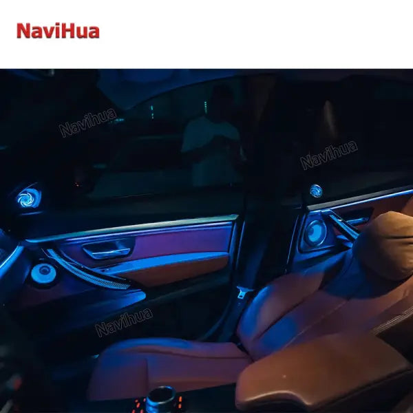 Navihua Car Interior Strip Atmosphere Light Decorative Ambient Light Kit Neon Wire RGB LED Strip for BMW 1 Series 2017-2023