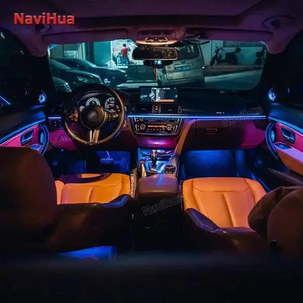 Navihua Upgraded Led Interior Multicolor RGB Car Ambient