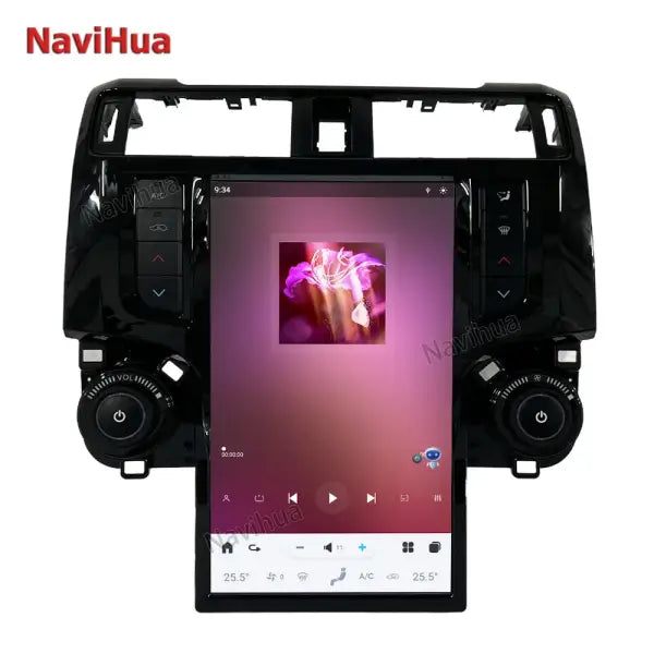 NAVUHUA 13.6'' Touch Screen Car DVD Multimedia Video Player Head Unit Car Stereo Radio for Tesla Style Toyota 4Runner 2010-2020