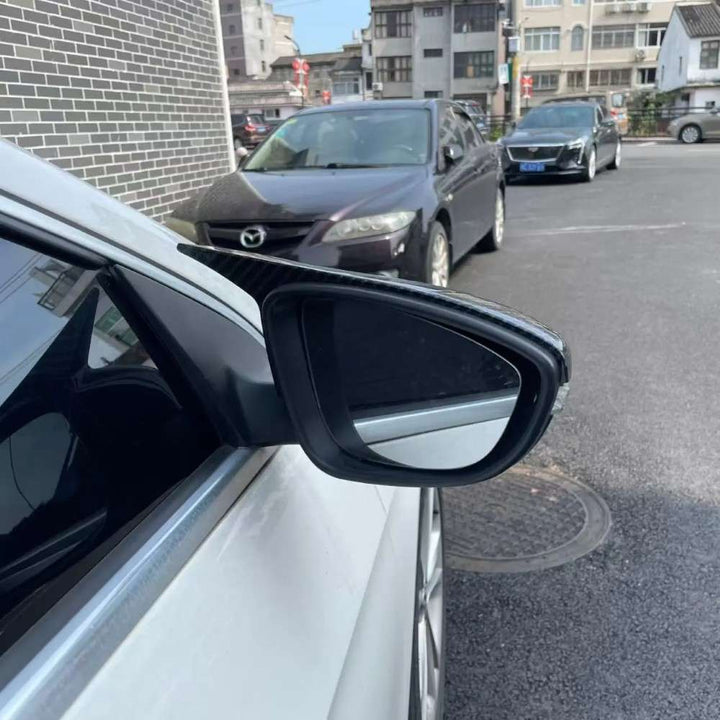 Car Craft Compatible With Volkswagen Vw Passat 2011-2016 Side Rear View Case Wing Cap Shell Housing Mirror Covers 3m Tape Pasting Style Ar-mr-036 Glossy Black CC-8084 - CAR CRAFT INDIA